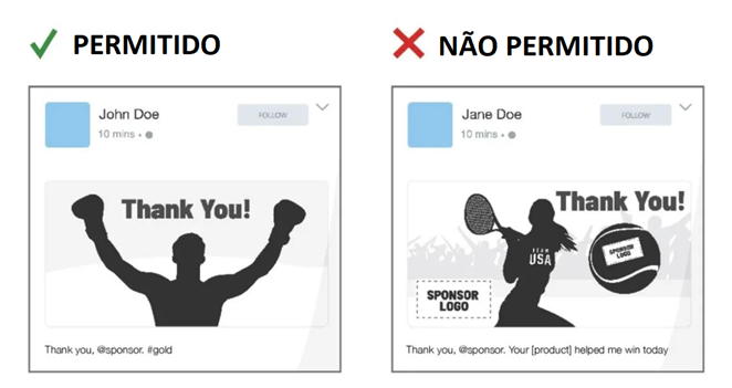 O que é permitido no sonho olímpico e o que não é.