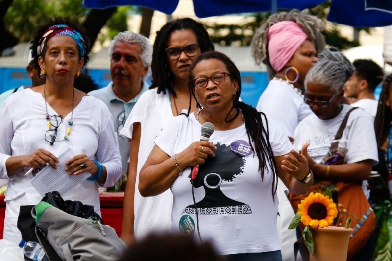 Lúcia Xavier é uma das mulheres ativistas pelos direitos das mulheres negras