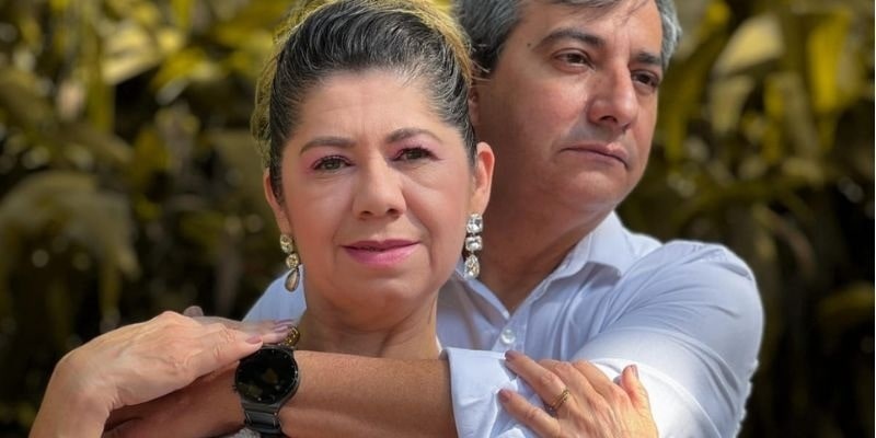 Edson e Luciene, um dos casais que apostou em casamentos 50+