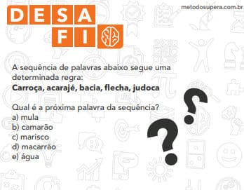 Desafio: parentes. - SUPERA - Ginástica para o Cérebro